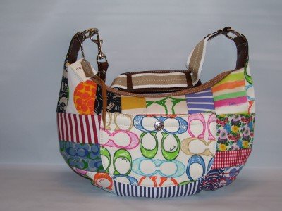 NYC WEEKEND NEW 2007 PATCHWORK HOBO
