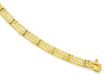14k Greek Key Bracelet