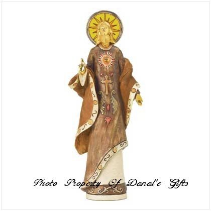 Golden Jesus Figurine