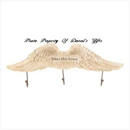 Wings Wall Hook Plaque