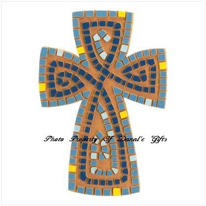 Earthernware Mosaic Cross