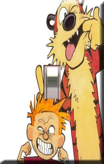 Calvin & Hobbs Single Switchplate Cover