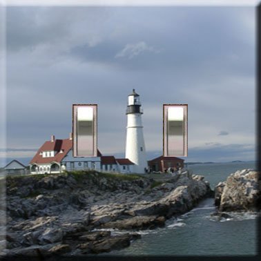 Portland Head Lighthouse Double Switchplate Cover