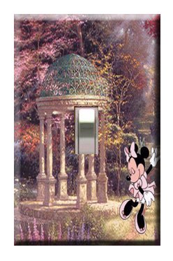 Minnie Mouse Gazebo Single Switchplate Cover