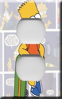 Bart Simpson Outlet Cover