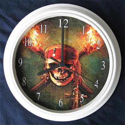 Pirates of the Carribean Decorative Wall Clock