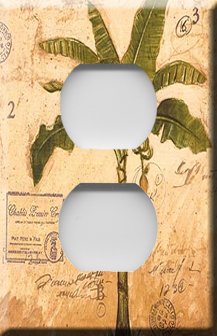 Palm Tree Tropical Outlet Cover