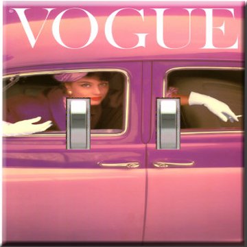 Vogue 1957 Double Switchplate Cover