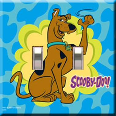 Scooby Doo Double Switchplate Cover