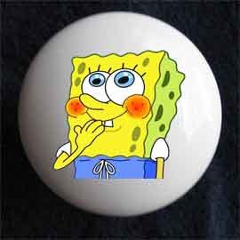 Sponge Bob Square Pants Decorative Ceramic Knob