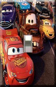 Lightning McQueen Decorative Single Switchplate Cover