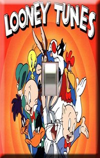 Looney Tunes #1 Decorative Single Switchplate Cover