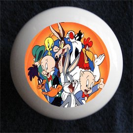 Looney Tunes #1 Decorative Ceramic Knob