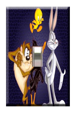 Looney Tunes #3 Handcrafted Single Switchplate Cover