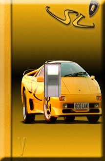 Lamborghini Handcrafted Single Switchplate Cover