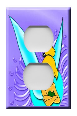 Mad Tinkerbell Handcrafted Outlet Cover