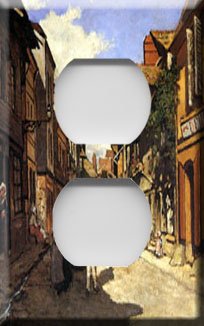 Monet LaBovolle Street Handcrafted Outlet Cover