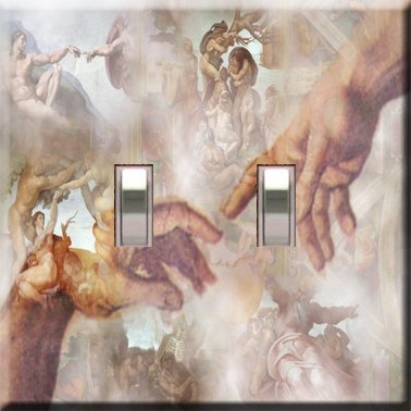 Michaelangelo Handcrafted Double Switchplate Cover
