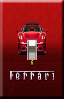 Ferrari Handcrafted Single Switchplate Cover
