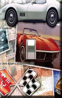 Corvettes Handcrafted Single Switchplate Cover