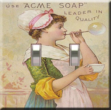 Acme Soap Handcrafted Double Switchplate Cover
