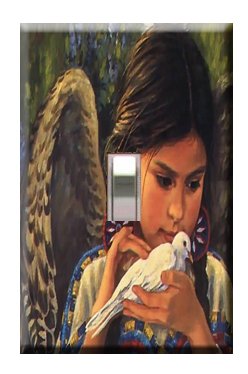 Indian Child Handcrafted Single Switchplate Cover