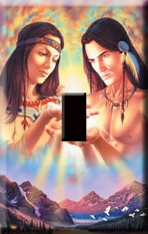 Light of Love Handcrafted Single Switchplate Cover