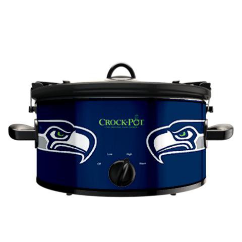 Official NFL Crock-Pot Cook & Carry 6 Quart Slow Cooker - Seattle Seahawks