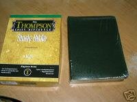 KJV THOMPSON CHAIN REFERENCE BIBLE BLACK BONDED LEATHER