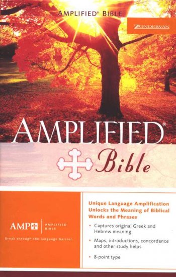 The Amplified Bible, Hardcover, Thumb Indexed
