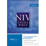 NIV Study Bible Revised Black Bonded Leather
