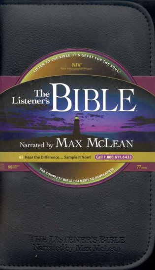 NIV Complete Listener's Bible - Audio Bible on CD Max McLean