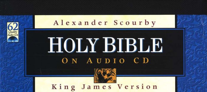 KJV Bible - Audio Bible on CD Alexander Scourby