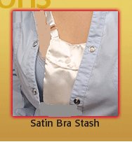 Satin Bra Stash (Jewellery Pouch) by Austin House