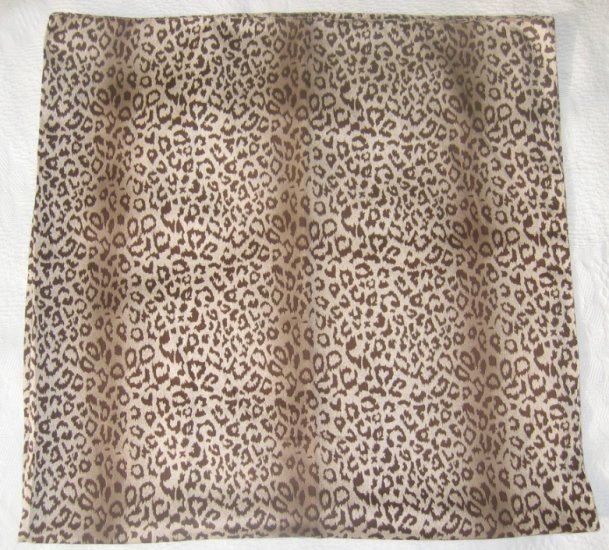 Italian Large Square Scarf - Cheetah Print