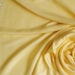 Pashmina Style Shawl (Pastel Yellow) - 100% Viscose