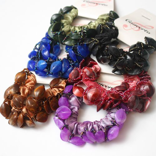 Hair Band - Ponytail Band with Beads