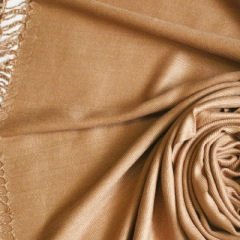 Pashmina Style (Camel color) Shawl - 100% Viscose