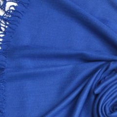 Pashmina Style, 100% Viscose Shawl - Royal Blue