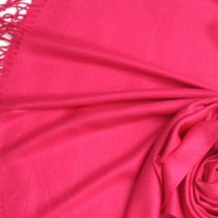 Pashmina Style, 100% Viscose Shawl - Fuchsia
