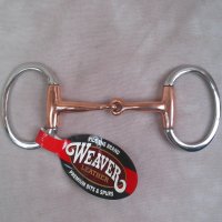 Copper Mouth Eggbutt Snaffle Bit 4 1/2 Inch Pony