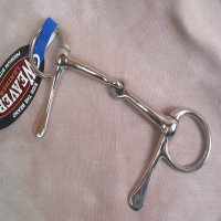 Half Cheek Snaffle Driving Bit Horse Size 5"