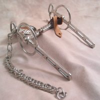 Liverpool Straight Mouth Bit Pony Size 4 1/2 Inch Slots