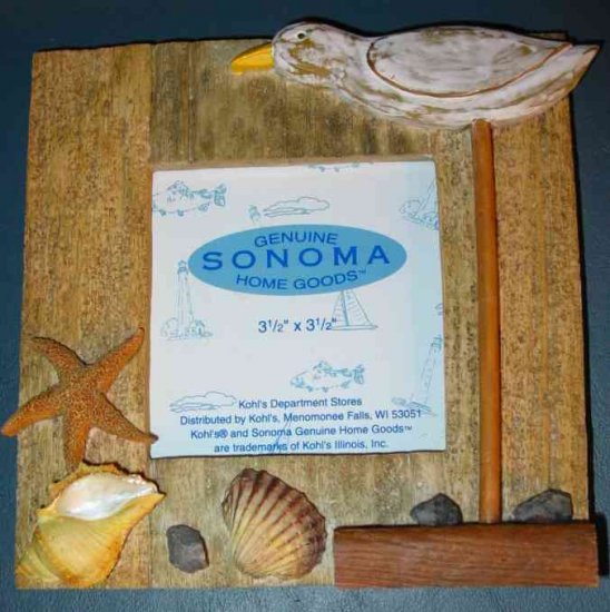 Sonoma Nautical Seagull Picture Frame