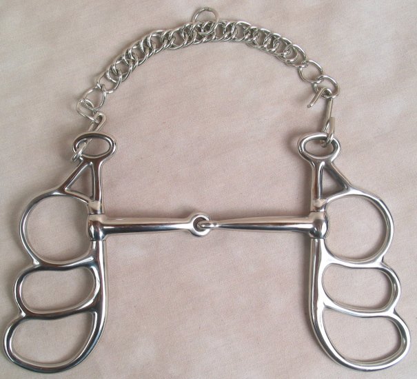 4 1/2" Jointed Butterfly Horse Bit