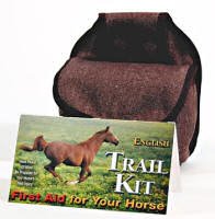 English Trail Riding Horse First Aid Kit