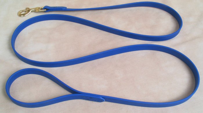6' Long 3/4" Royal Blue Beta Biothane Dog Leash