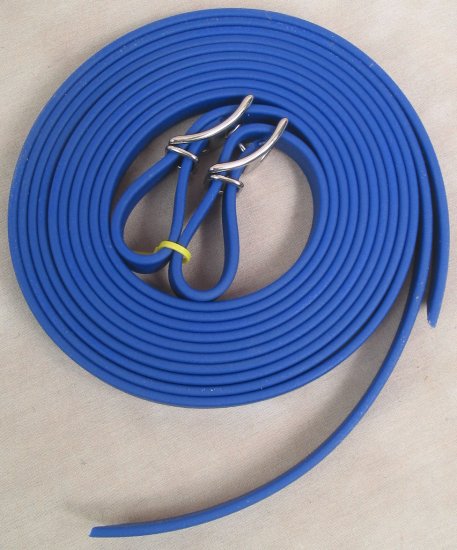 Split Style Reins 5/8" Heavy Weight Beta Biothane Royal Blue
