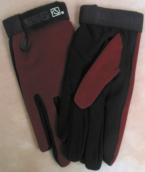 SSG All Weather Riding Glove - Brown Ladies Universal