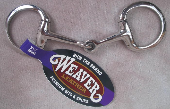 3 1/2" Miniature Egg Butt Snaffle Bit Weaver